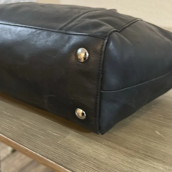 Coach F33806 Black Colette 2-way Satchel Shoulder Handbag - Picture 7 of 14